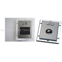 Industrial Stainless Steel Metal Trackball or TouchPad Mouse TM01