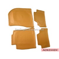 Brown Leather Tailored Floor Mat (LEXUSRX300)