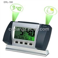 Promotional Projection Clock with Digital Calendar