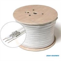 RG6 500 ft Dual Coax Cable Solid Copper w/Ground