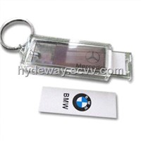 Solar LCD Keychain with Changeable Logo