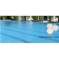 Swimming pool water treatment chemical