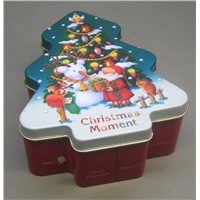 Christmas Tree Ornament Tin