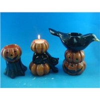 halloween candle holder
