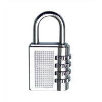 silver 3-number alloy lock