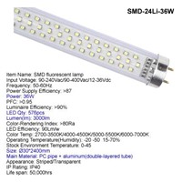 SMD LED Tube Lighting (SMD-24Li-36W)