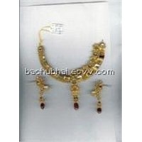 Antique Designer Gold Necklace