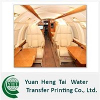 Water Transfer Printing for Airplane Interior