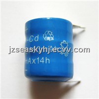 60mAh 3.6V NiCd rechargeable button-cell