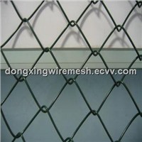 PVC Coated Chain Link Wire Mesh Fence