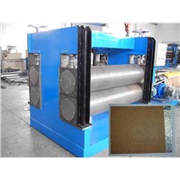 Aluminum coil embossing production line