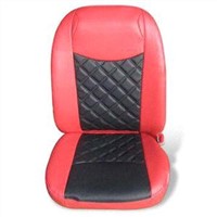 Black and Red Leather Car Cover