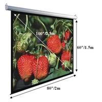 Electric Projection Screen with wireless remote control and CE(S001)