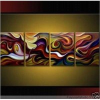 Modern Abstract Huge Canvas Wall Ornaments Oil Painting