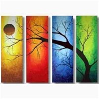 Modern Abstract Huge Canvas Art Oil Painting Wall Decoration