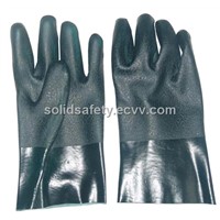 PVC Double Dipped Glove - Rough Finish