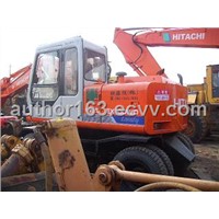 Used Hitachi Wheel Excavator EX100WD-1