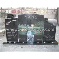 Shanxi Black Carving Tombstone