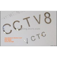 2mm Thickness Stainless Steel Letters (S2)