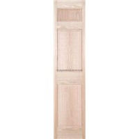 3 Panel American Red Oak Door