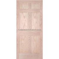 6 Panel American Red Oak Door