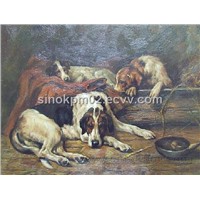 Dog Oil Paintings