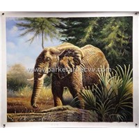 Animal Elephant Oil Painting (Dwdx0013)