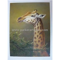 Animal Giraffe Painting (dwl0012)