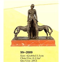 Bronze Eternal Friend Statue (XN-2009)