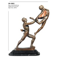 Bronze Dancer Statue ( XN-0983)