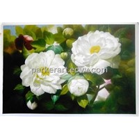 Hand Painted Oil Paintings Flower (0001)