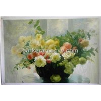 Hand Painted Oil Paintings Flower (0003)