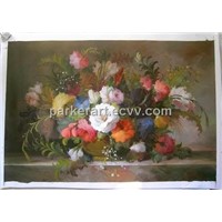 Hand Painted Oil Paintings Flower (0011)