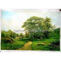 Hand Painted Oil Paintings Landscape (Fj0006)