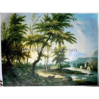 Hand Painted Oil Paintings Landscape (FJ0011)