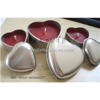 Heart Tin Pouring Candle