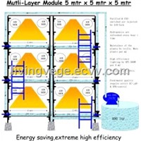 PALIDA MULTI 3x2x3 Hydroponics GREENHOUSE-Module - efficiency budget