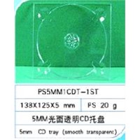 5mm Clear Polished Single CD Digi-Tray