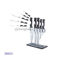 6pcs Knife Set in Bakelite Handle with Stainless Steel Patch (SK8231)