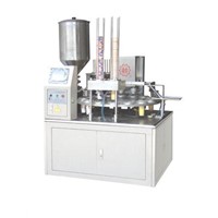 Automatic Turntable Bottling & Seal Lid Machine for Paper or Plastic Cup