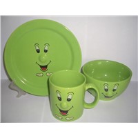 Ceramic Smiley Sets Dinnerware