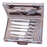 12pcs kitchen knife set with aluminium box
