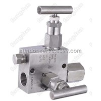 Engine valve, two way valve manifold, check valve