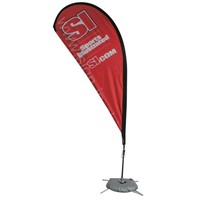 Flag Banner with Water Tank Base (FP-SKL14-3)