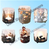 Glass Candle Holder / Glassware