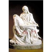 Hand Carved Marble Religious Statue