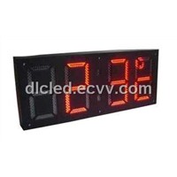 LED Time & Temperature Sign (DLC-TTS12IN)