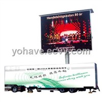 LED display on Container Truck