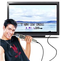 SD Video Karaoke Jukebox Microphone,Multi-format song Play in Mic