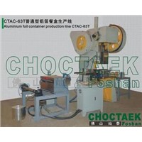 The production equipment of aluminum foil container (CTAC-63T)